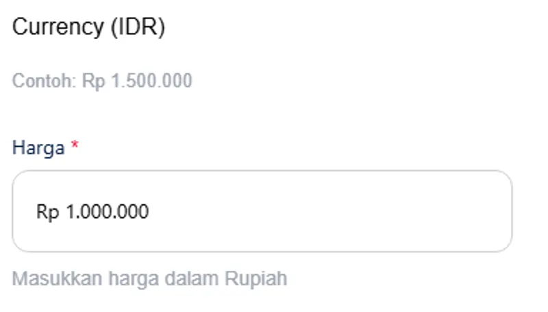 Currency Format