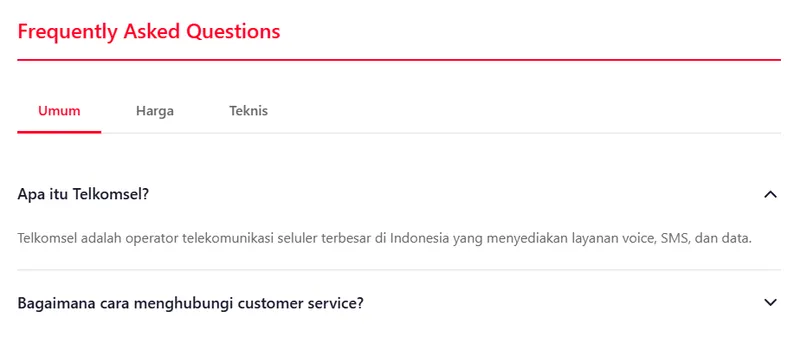 FAQ Tabs